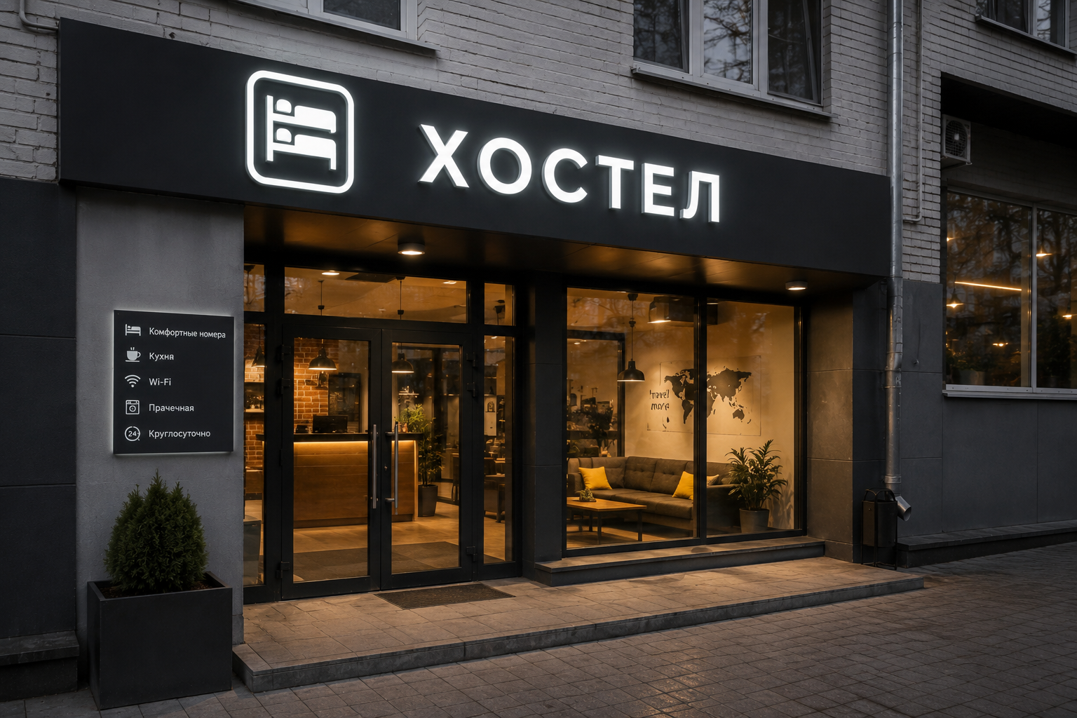Вывески для отеля